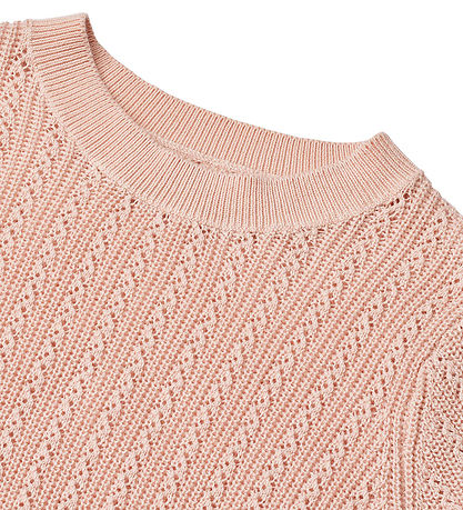 Wheat T-shirt - Knitted - Alva - Powder