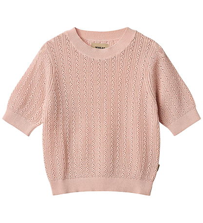 Wheat T-shirt - Knitted - Alva - Powder