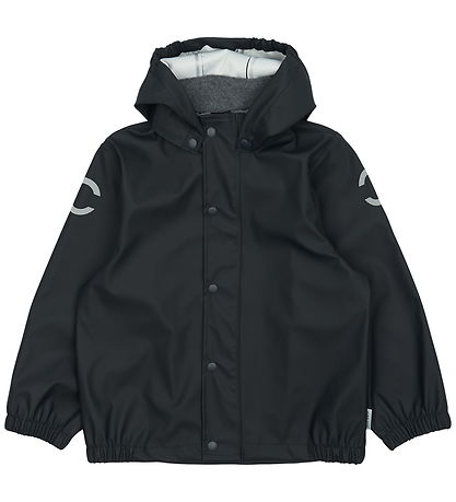 Mikk-Line Rainwear w. Suspenders - PU - Dark Navy