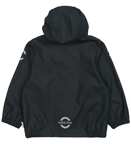 Mikk-Line Rainwear w. Suspenders - PU - Dark Navy