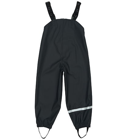 Mikk-Line Rainwear w. Suspenders - PU - Dark Navy