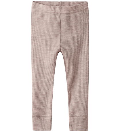 Name It Leggings - Rib - Noos - NbnWax - Shadow Gray