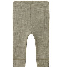 Name It Leggings - Ull - Rib - Noos - NbnWax - Torkat Sage