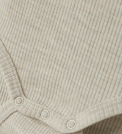 Body m/l Name It - Laine - Rib - Noos - NbnWax - Nacré Cloud