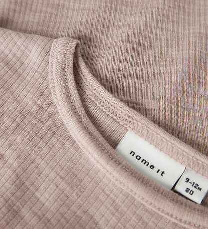 Body m/l Name It - Laine - Rib - Noos - NbnWax - Shadow Gris