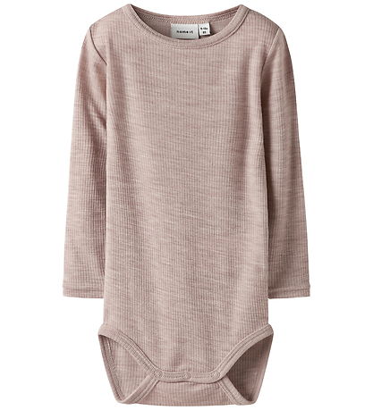 Body m/l Name It - Laine - Rib - Noos - NbnWax - Shadow Gris
