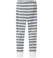 Name It Leggings - Ull - Noos - NmmWang - Folkstone Grå/Snow Wh
