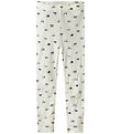 Name It Leggings - Wool - Rib - Noos - NmmWang - Snow White/Smal