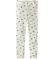 Name It Leggings - Ull - Rib - Noos - NmmWang - Snow White/Small