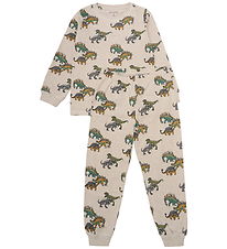 Minymo Pyjama Set - Beige Melange - 2 Parts