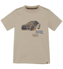 Minymo T-shirt - Oxford Tan m. Polisbil