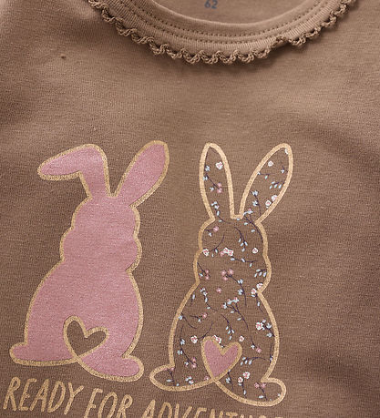 Minymo Bodysuit l/s - Caribou
