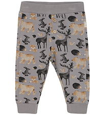 Minymo Sweatpants - AOP - Molnskur