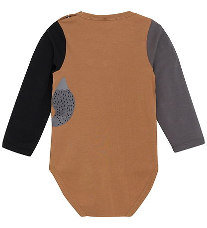 Minymo Bodysuit l/s - Brown Sugar