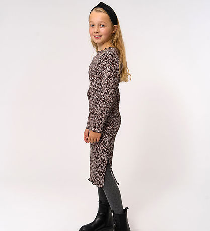 The New Dress/Scrunchie - TnPet - Feather Gray AOP