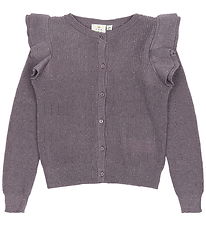The New Cardigan - Knitted - TnPerla - Gray Ridge w. Glitter