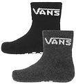 Vans Baby Socks - 2-Pack - Black/Grey