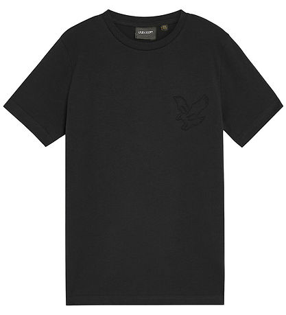 Lyle & Scott T-Shirt - Reliëf Eagle - Jet Black