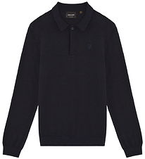 Lyle & Scott Polo shirt - Knitted - Dark Navy