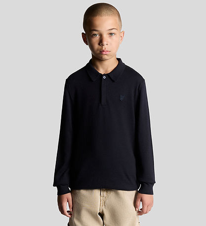 Lyle & Scott Polo shirt - Knitted - Dark Navy