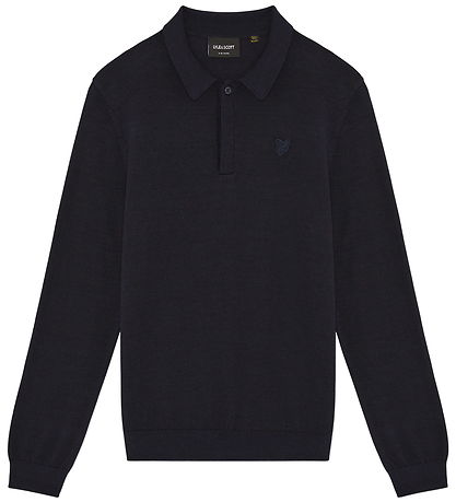 Lyle & Scott Polo shirt - Knitted - Dark Navy