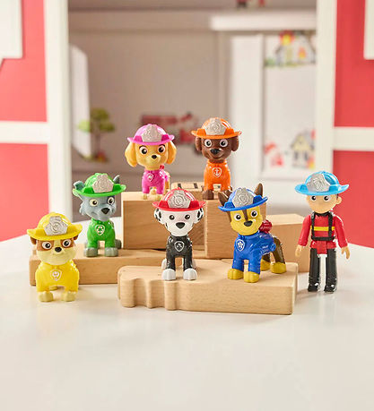 Paw Patrol Spielfiguren - 7 st. - vier Rettung Team Pack