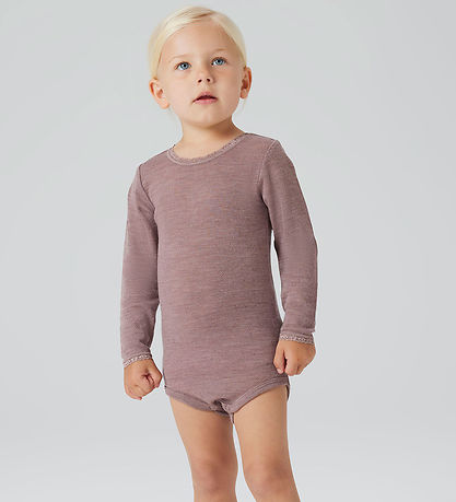 Name It Bodysuit l/s - Wool - NmfWang - Antler