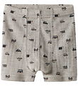 Name It Boxers - Wool - Rib - NmmWang - Nacreous Cloud/Small