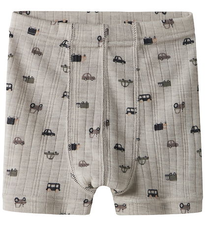 Boxers Name It - Laine - Rib - NmmWang - Nacré Cloud/Small