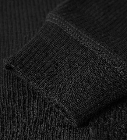 Name It Leggings - Ull - Rib - Noos - NbnWax - Black