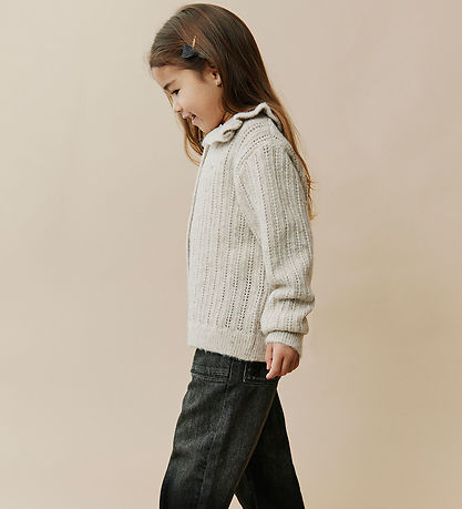 Sofie Schnoor Cardigan - Knitted - Hennysk - Ecru Melange