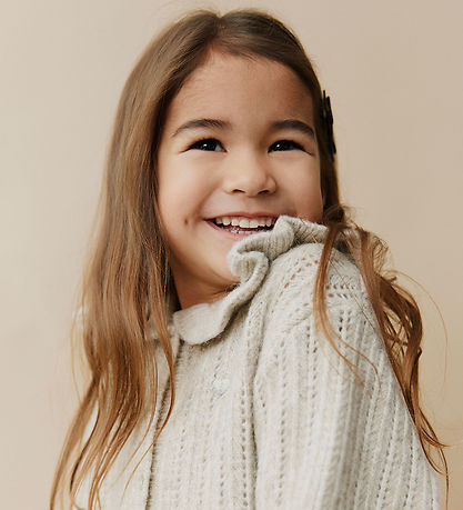 Sofie Schnoor Cardigan - Knitted - Hennysk - Ecru Melange