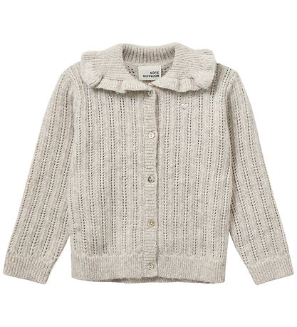 Sofie Schnoor Cardigan - Knitted - Hennysk - Ecru Melange