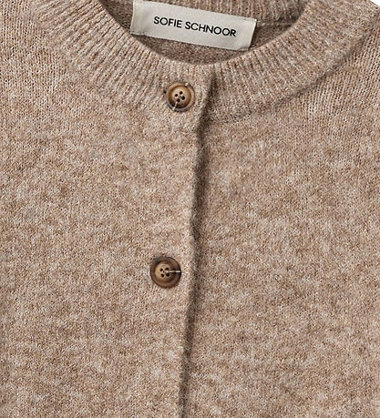 Sofie Schnoor Cardigan - Stickad - MauraSY - Deer Melerad