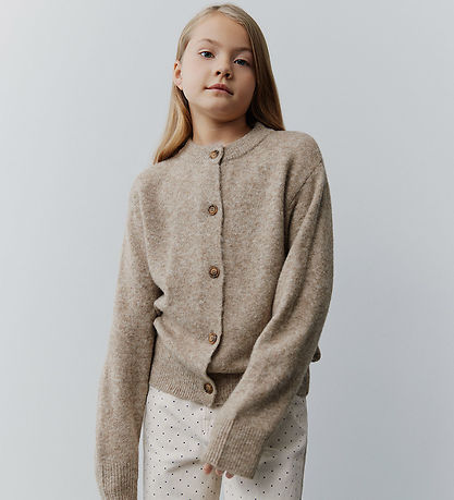 Sofie Schnoor Cardigan - Stickad - MauraSY - Deer Melerad