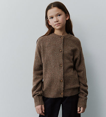 Sofie Schnoor Cardigan - Knitted - MauraSY - Brown Melange