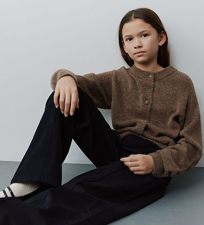 Sofie Schnoor Cardigan - Knitted - MauraSY - Brown Melange