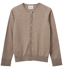 Sofie Schnoor Cardigan - Stickad - Ull - Cissesy - Brown Melerad