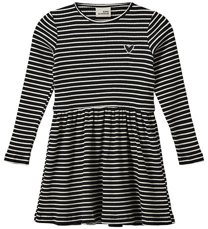 Sofie Schnoor Mekko - Joustinneule - Berrask - Black Striped