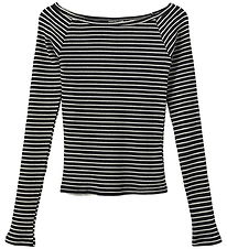 Sofie Schnoor Blouse - Rib - Soma - Black Striped