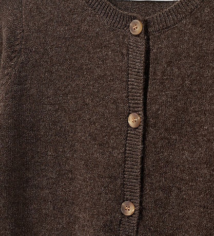 Sofie Schnoor Cardigan - Strikk - Ull - Cisse - Brown Fudge