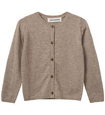 Sofie Schnoor Cardigan - Stickad - Ull - Cisse - Brown Melange