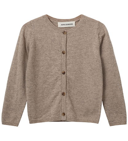 Sofie Schnoor Cardigan - Strick - Wolle - Cisse - Brown Melange
