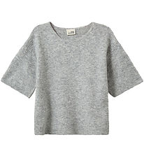 Sofie Schnoor T-shirt - Knitted - Cerine - Grey Melange