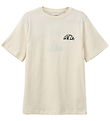 Sofie Schnoor T-shirt - Zena - Light Sand w. Croissant