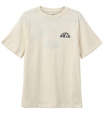 Sofie Schnoor T-shirt - Zena - Light Sand w. Croissant