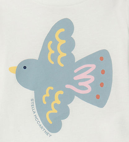 Stella McCartney Kids Blússa - Ivory M. Fugl