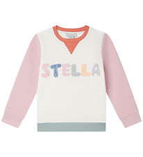 Stella McCartney Kids Sweatshirt - Vit m. Pastel