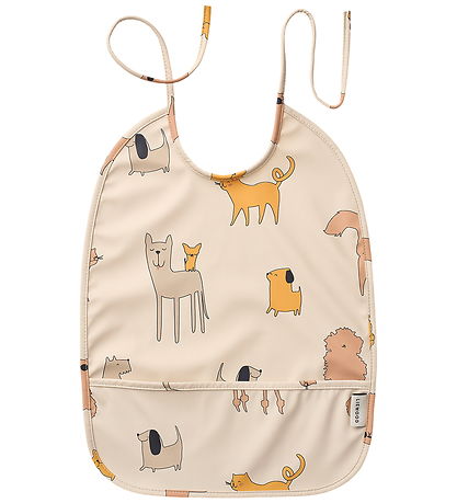 Liewood Bib - Lai - Cats Duck Dogs/Sandy