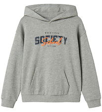 Name It Hoodie - NkmLucas - Grey Melange